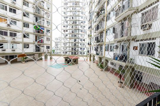 Varanda da Sala de apartamento à venda com 2 quartos, 55m² em Mangueira, Rio de Janeiro