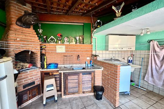 Área gourmet de casa à venda com 3 quartos, 149m² em Jardim Soraia, São Paulo