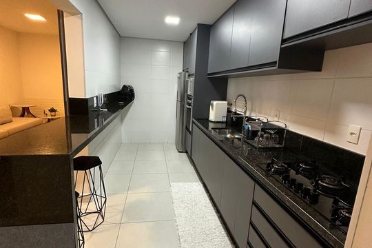 Cozinha de apartamento para alugar com 3 quartos, 97m² em Vila Augusta, Sorocaba