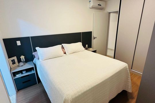 Quarto de apartamento para alugar com 3 quartos, 97m² em Vila Augusta, Sorocaba