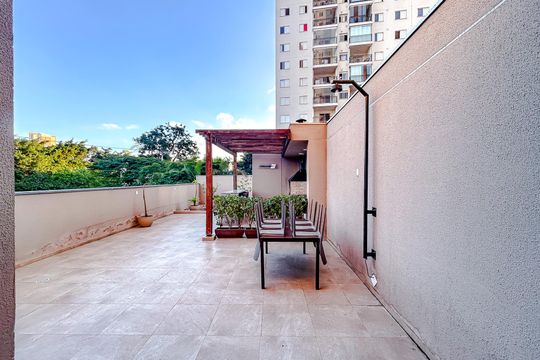 Área comum - Churrasqueira de apartamento à venda com 2 quartos, 45m² em Tatuapé, São Paulo