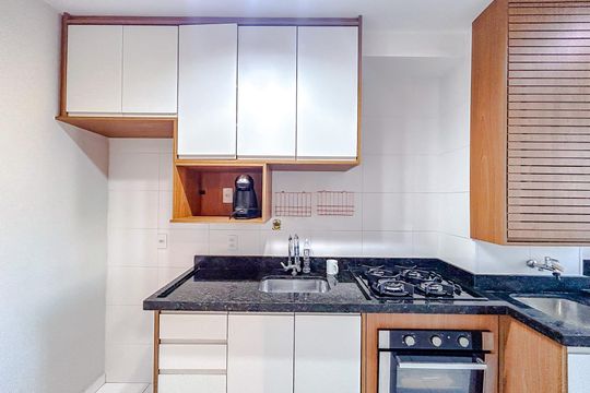 Cozinha - Armários de apartamento à venda com 2 quartos, 45m² em Tatuapé, São Paulo
