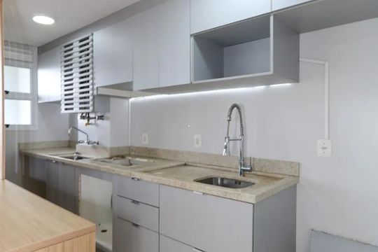 Cozinha de apartamento para alugar com 2 quartos, 55m² em Olaria, Canoas