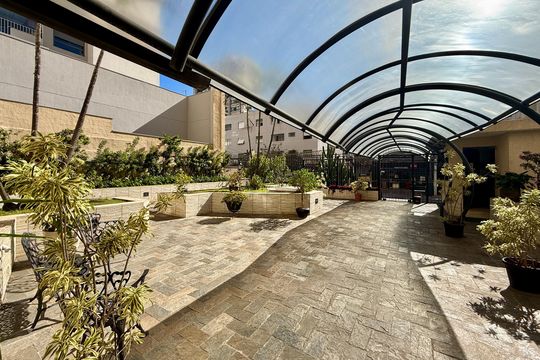 Entrada de apartamento à venda com 2 quartos, 80m² em Brooklin, São Paulo