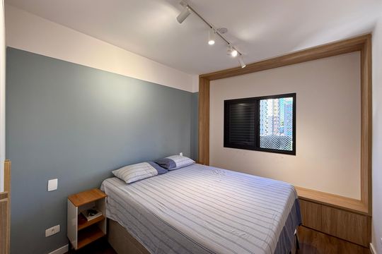 Quarto 1 de apartamento à venda com 2 quartos, 80m² em Brooklin, São Paulo