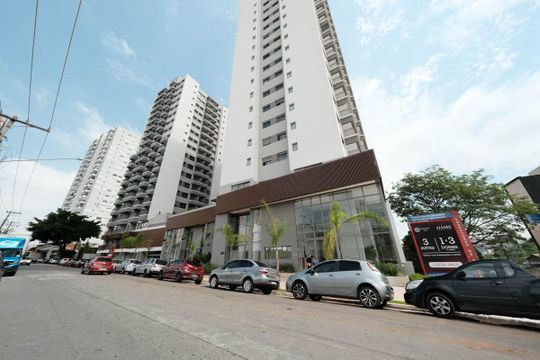 Fachada de kitnet/studio à venda com 1 quarto, 28m² em Vila Guilhermina, São Paulo
