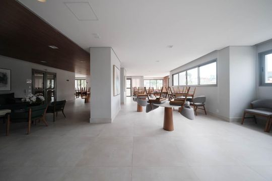Área comum de kitnet/studio à venda com 1 quarto, 28m² em Vila Guilhermina, São Paulo