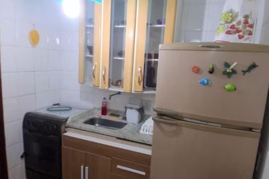 Cozinha de apartamento para alugar com 1 quarto, 42m² em Foguete, Cabo Frio