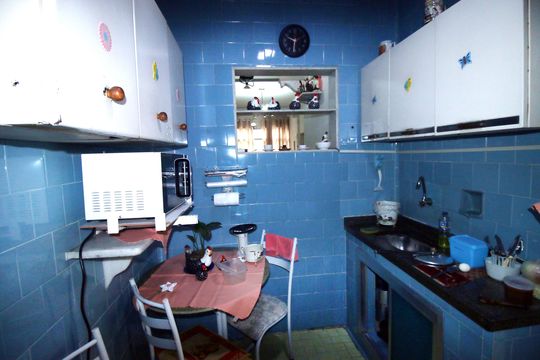 Cozinha de apartamento à venda com 2 quartos, 84m² em Brás de Pina, Rio de Janeiro