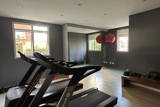 Área externa de apartamento à venda com 2 quartos, 57m² em Vila Nova Conceição, São Paulo