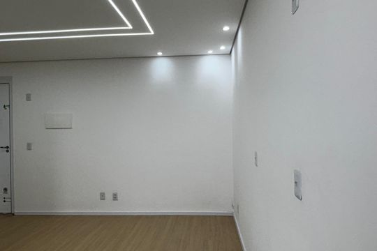 Cozinha e Área de Serviço de apartamento para alugar com 2 quartos, 39m² em Parque das Nações, Santo André
