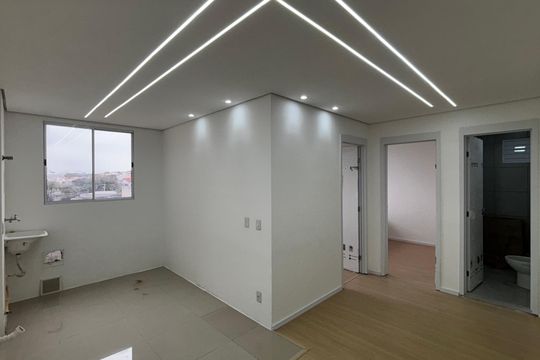 Sala - Sala de Jantar  de apartamento para alugar com 2 quartos, 39m² em Parque das Nações, Santo André