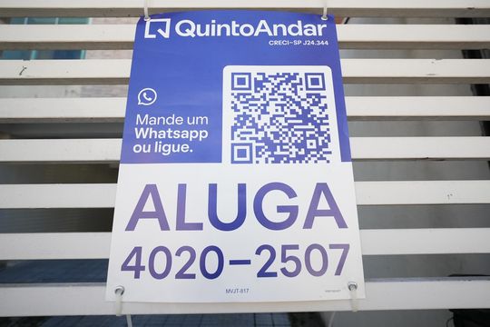 Placa de apartamento para alugar com 2 quartos, 75m² em Santa Maria, Santo André