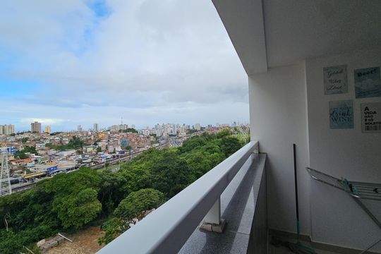Varanda de apartamento para alugar com 2 quartos, 50m² em Luiz Anselmo, Salvador