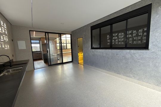 Área comum - Churrasqueira de casa de condomínio à venda com 3 quartos, 248m² em Setor Habitacional Vicente Pires, Brasília