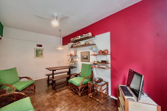 Sala de apartamento à venda com 2 quartos, 61m² em Ipanema, Rio de Janeiro