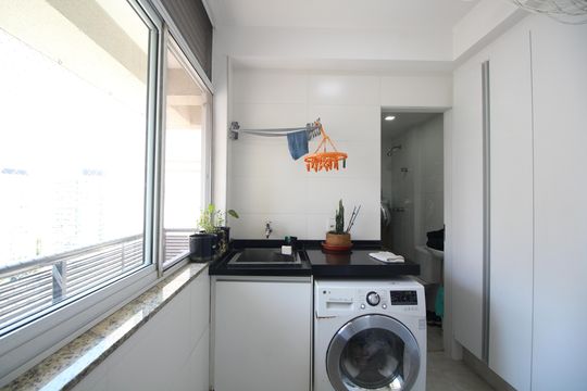 Área de Serviço de apartamento para alugar com 4 quartos, 169m² em Barra Olímpica, Rio de Janeiro