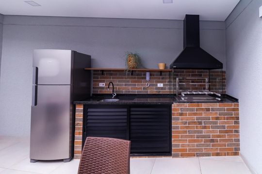 Área comum - Churrasqueira de apartamento para alugar com 2 quartos, 58m² em Jardim Angela (zona Leste), São Paulo