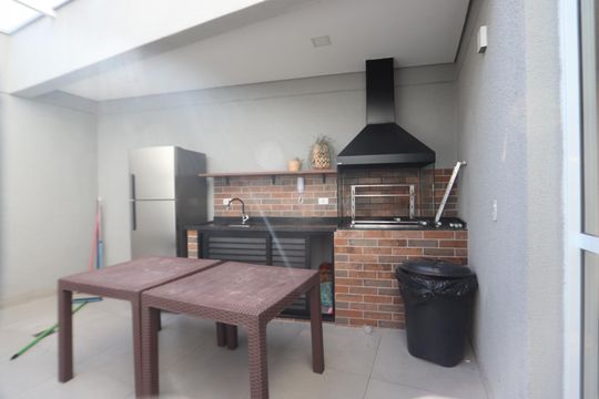 Área comum - Churrasqueira de apartamento para alugar com 1 quarto, 30m² em Jardim Angela (zona Leste), São Paulo