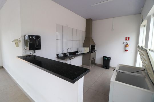 Área comum - Churrasqueira de apartamento para alugar com 2 quartos, 45m² em Jardim Europa, Uberlândia