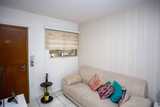 Sala de apartamento à venda com 2 quartos, 52m² em Centro de Diadema, Diadema