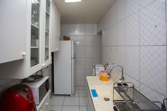 Cozinha de apartamento à venda com 2 quartos, 52m² em Centro de Diadema, Diadema
