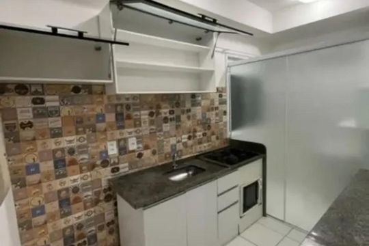 Cozinha de apartamento para alugar com 2 quartos, 48m² em Jardim Paraiso, Jacareí
