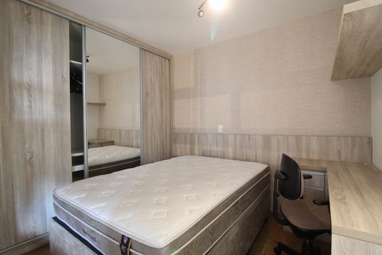 Quarto Suíte de apartamento à venda com 1 quarto, 33m² em Itaim Bibi, São Paulo