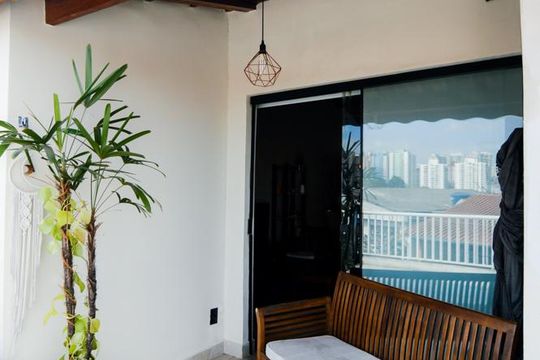 Varanda da Sala de casa à venda com 3 quartos, 200m² em Vila Rio de Janeiro, Guarulhos