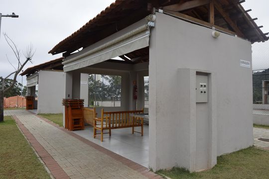 Área comum - Churrasqueira de apartamento para alugar com 2 quartos, 54m² em Jardim de Lourdes, Embu das Artes