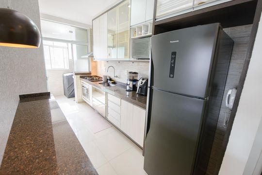 Cozinha de apartamento para alugar com 2 quartos, 68m² em Jardim da Luz, Taubaté