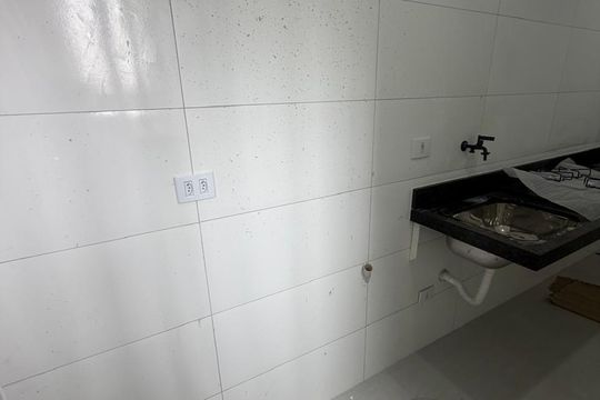 Cozinha de apartamento à venda com 2 quartos, 44m² em Chácara Califórnia, São Paulo
