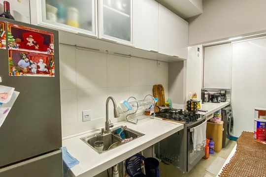 Cozinha de apartamento à venda com 2 quartos, 42m² em Vila Ré, São Paulo