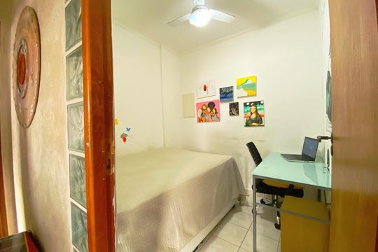Escritorio de apartamento para alugar com 1 quarto, 70m² em Vila Tupi, Praia Grande