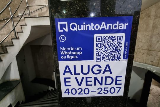 Placa de kitnet/studio à venda com 1 quarto, 34m² em República, São Paulo