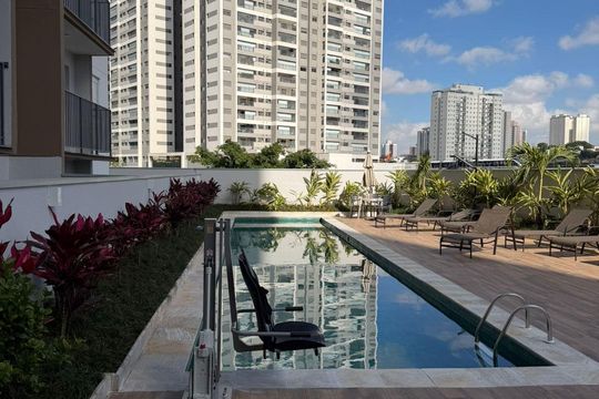 Área comum de apartamento para alugar com 2 quartos, 40m² em Vila Independencia, São Paulo