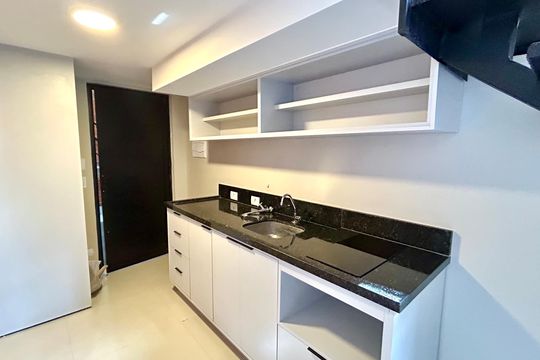 Cozinha de kitnet/studio para alugar com 1 quarto, 34m² em Vila Galvão, Guarulhos