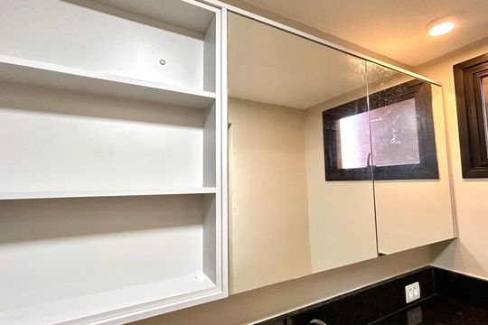 Banheiro de kitnet/studio para alugar com 1 quarto, 34m² em Vila Galvão, Guarulhos