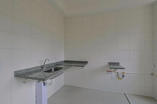 Cozinha de apartamento à venda com 2 quartos, 48m² em Palmeiras, Belo Horizonte