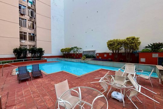 Área comum de apartamento para alugar com 1 quarto, 45m² em Copacabana, Rio de Janeiro