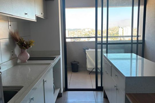 Cozinha de apartamento para alugar com 3 quartos, 55m² em Vila Assis Brasil, Mauá