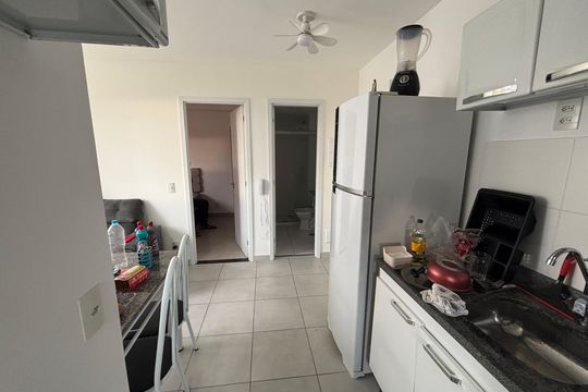 Cozinha - Armários de apartamento para alugar com 2 quartos, 34m² em Lapa de Baixo, São Paulo