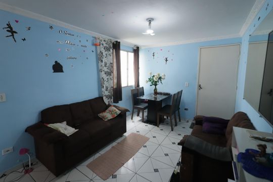 Sala de apartamento à venda com 2 quartos, 44m² em São Pedro, Osasco