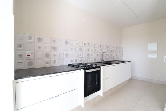 Cozinha de apartamento para alugar com 2 quartos, 60m² em Morumbi, Uberlândia