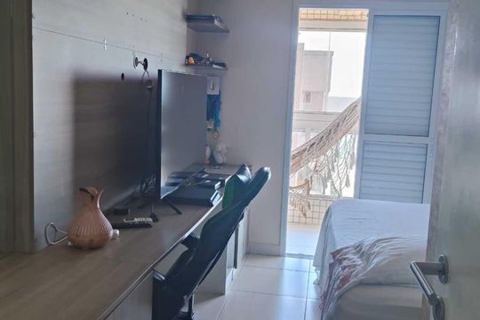 Quarto de apartamento para alugar com 3 quartos, 131m² em Aviação, Praia Grande