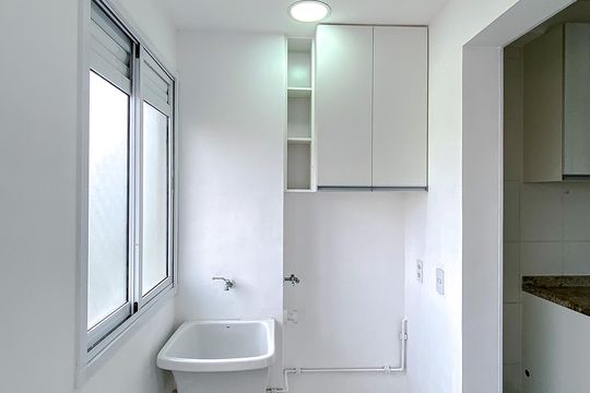 Varanda da Sala de apartamento para alugar com 2 quartos, 66m² em Água Rasa, São Paulo