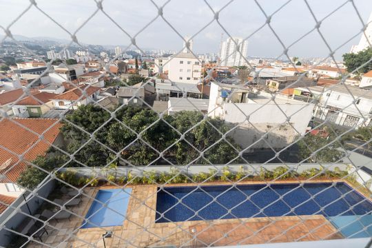Vista  de apartamento à venda com 2 quartos, 53m² em Parque Vitoria, São Paulo