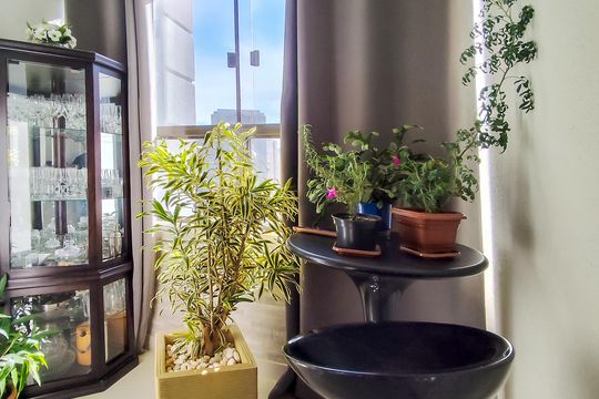 Varanda da Sala de apartamento à venda com 2 quartos, 55m² em Buritis, Belo Horizonte