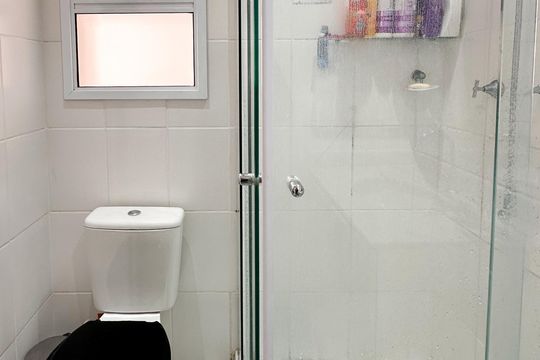 Banheiro da Suíte de apartamento à venda com 2 quartos, 80m² em Vila Vivaldi, São Bernardo do Campo