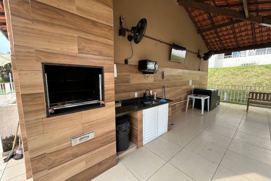 Área comum - Churrasqueira de apartamento para alugar com 2 quartos, 43m² em Pavuna, Nilópolis